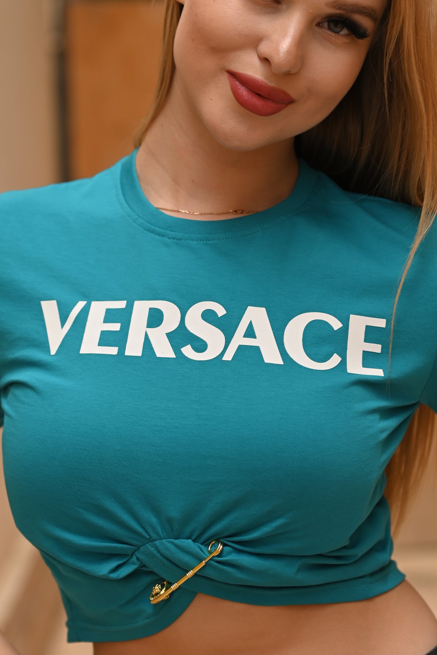HeShe Croptop Blue