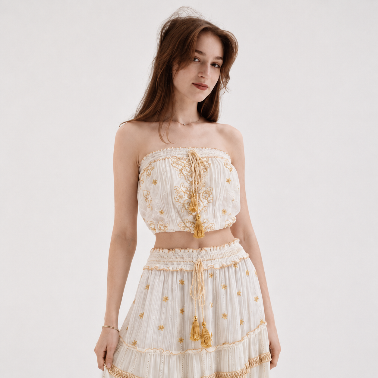 Tube Top & Skirt Set
