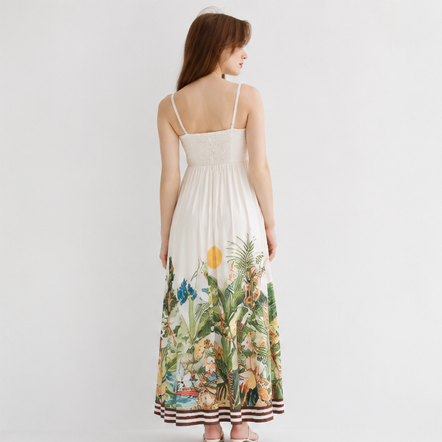 Leaf Print Dress