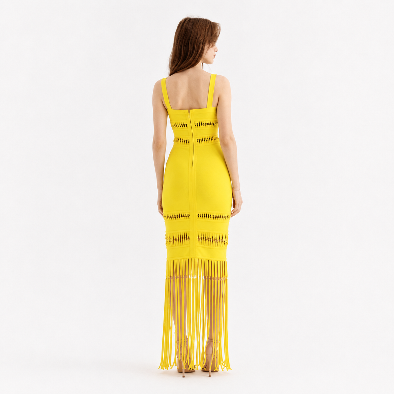 Fringe Maxi Dress