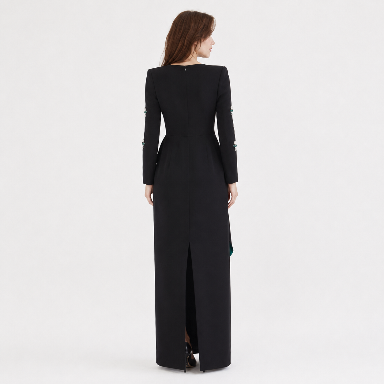 Embroidered Maxi Dress