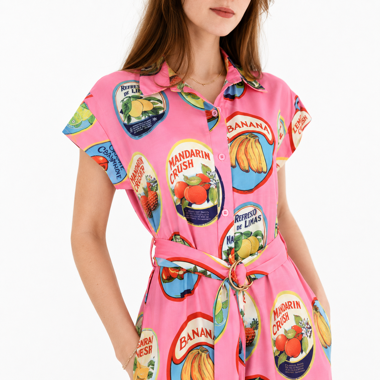 Banana Print Dress