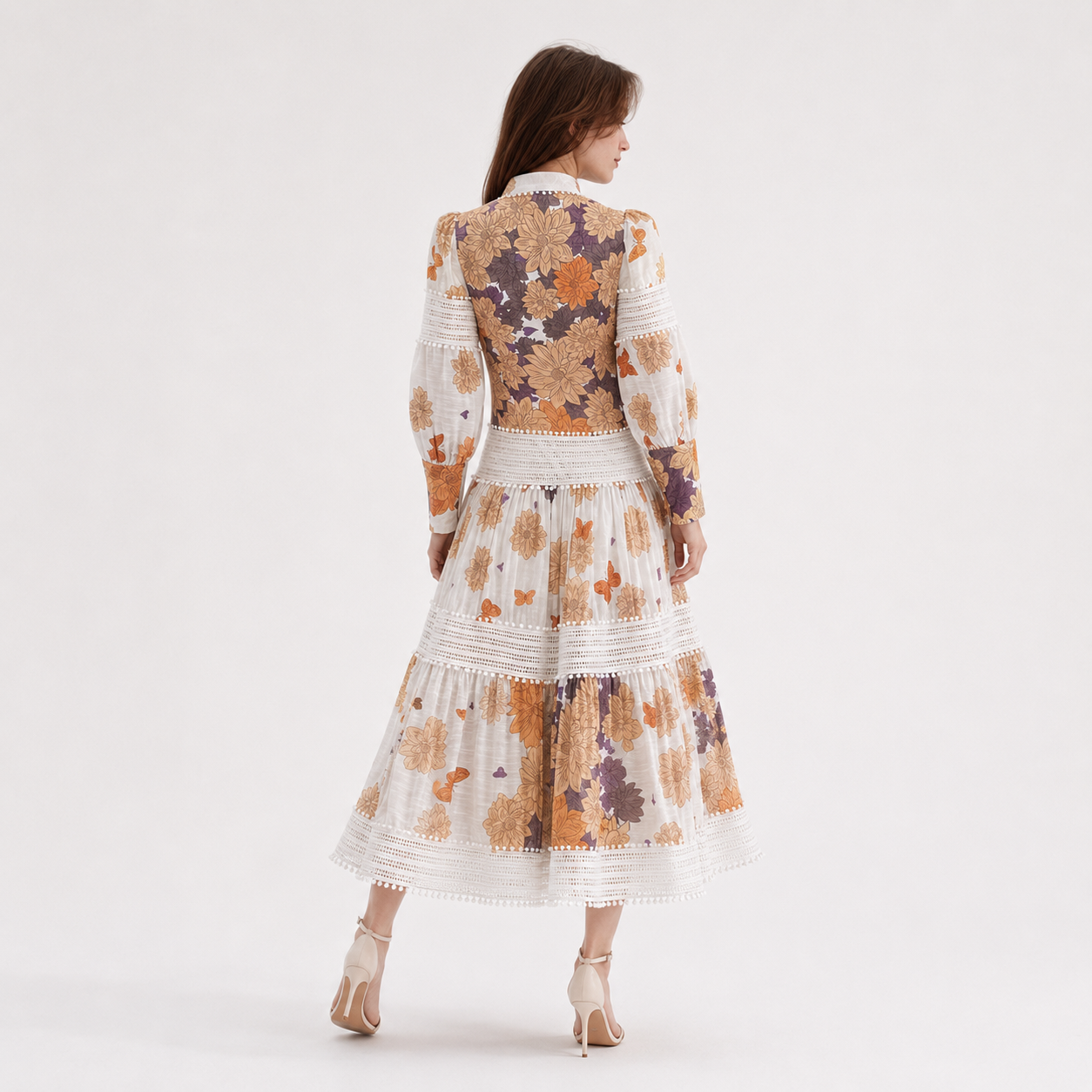 Long Sleeve Floral Dress