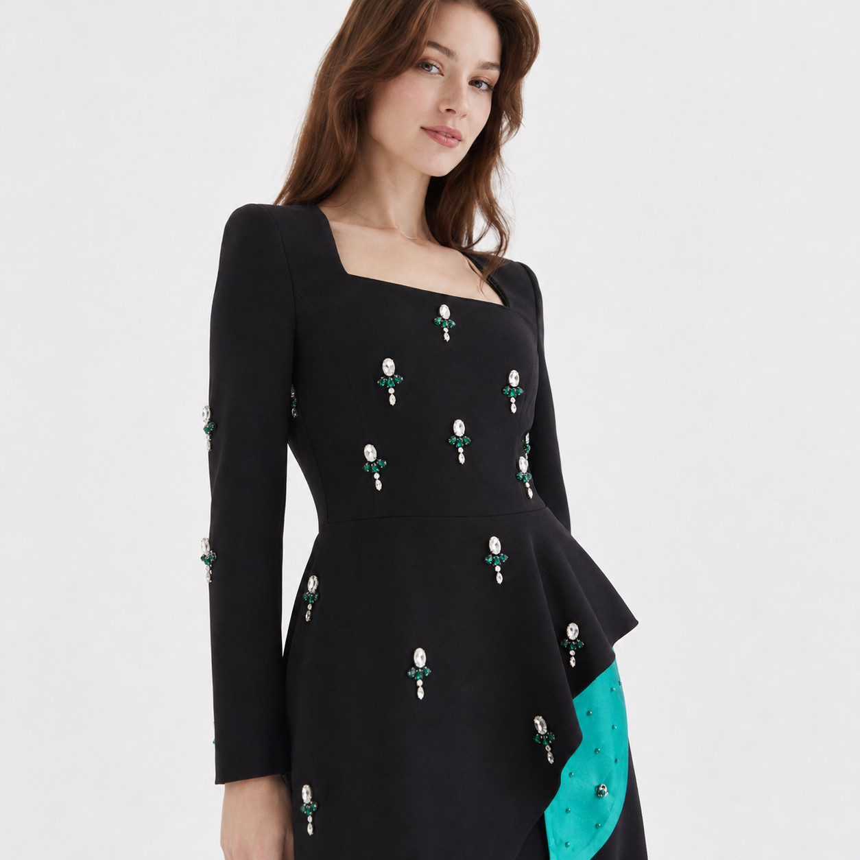 Embroidered Maxi Dress