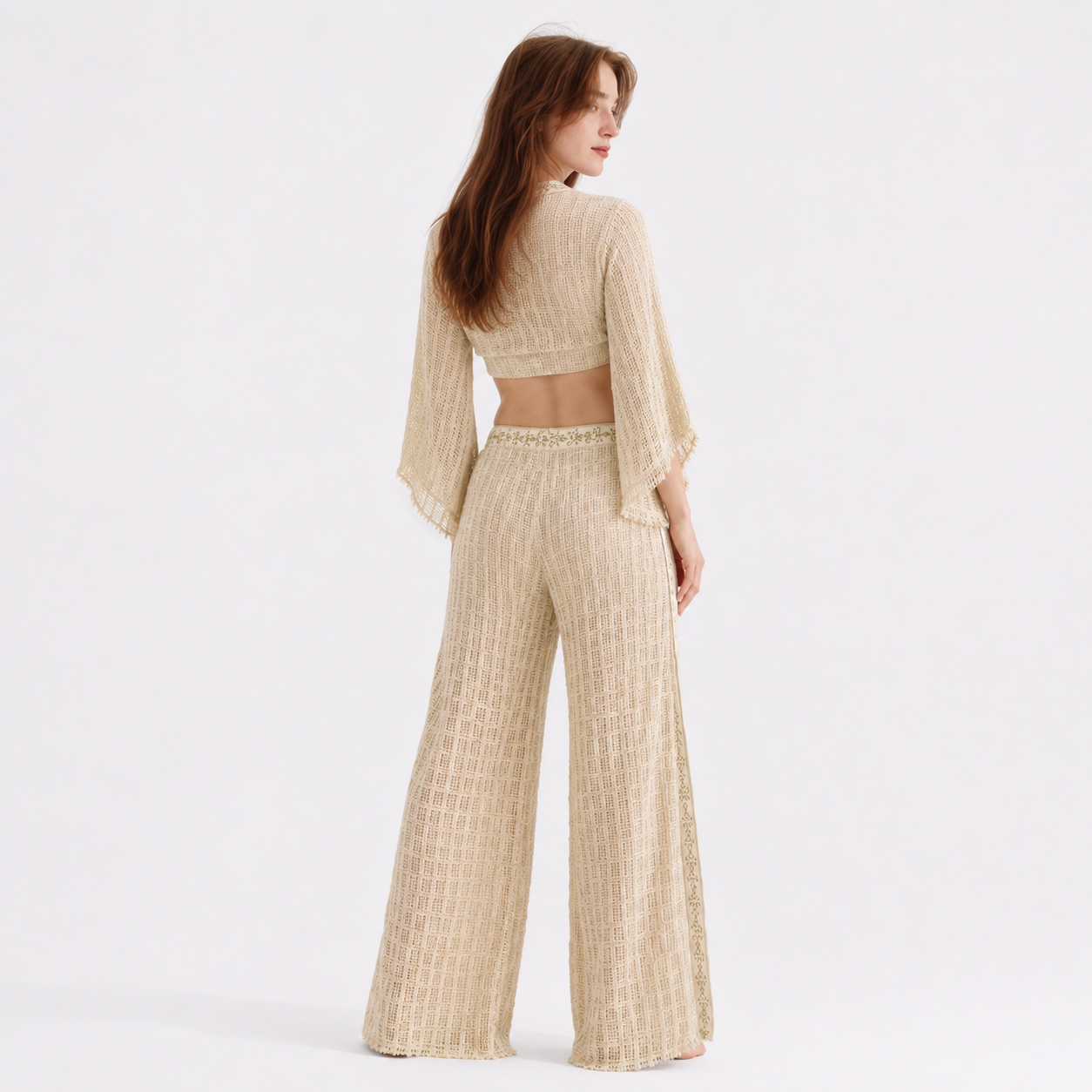 Slit Pants Set
