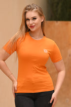 HeShe Basic T-shirt Orange