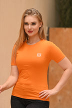 HeShe Basic T-shirt Orange