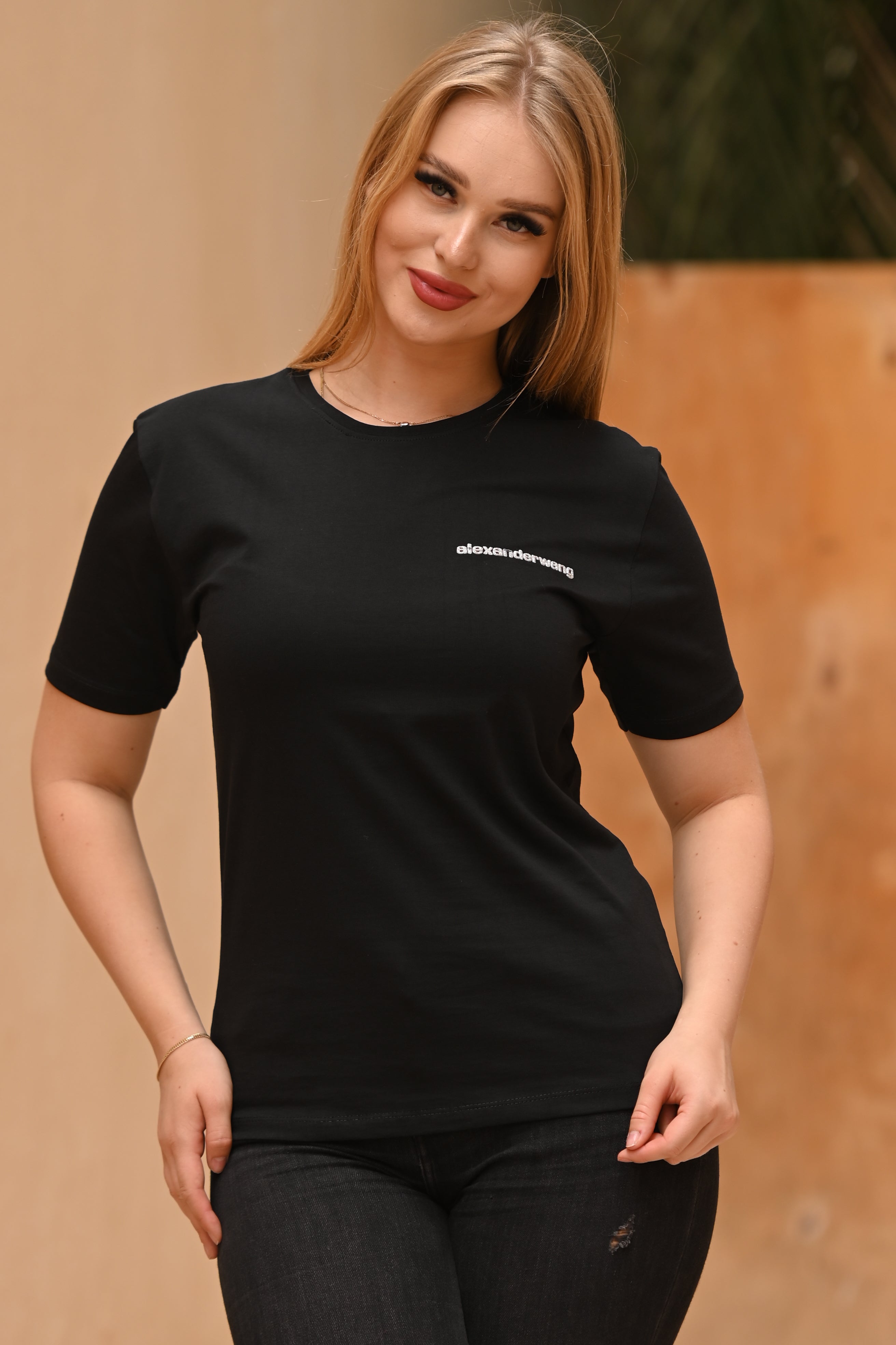 Alexander Wang Essential Logo T-Shirt – heshe33