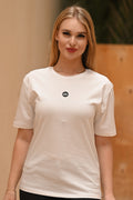 HeShe Basic White T-shirt