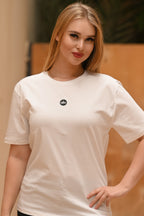 HeShe Basic White T-shirt