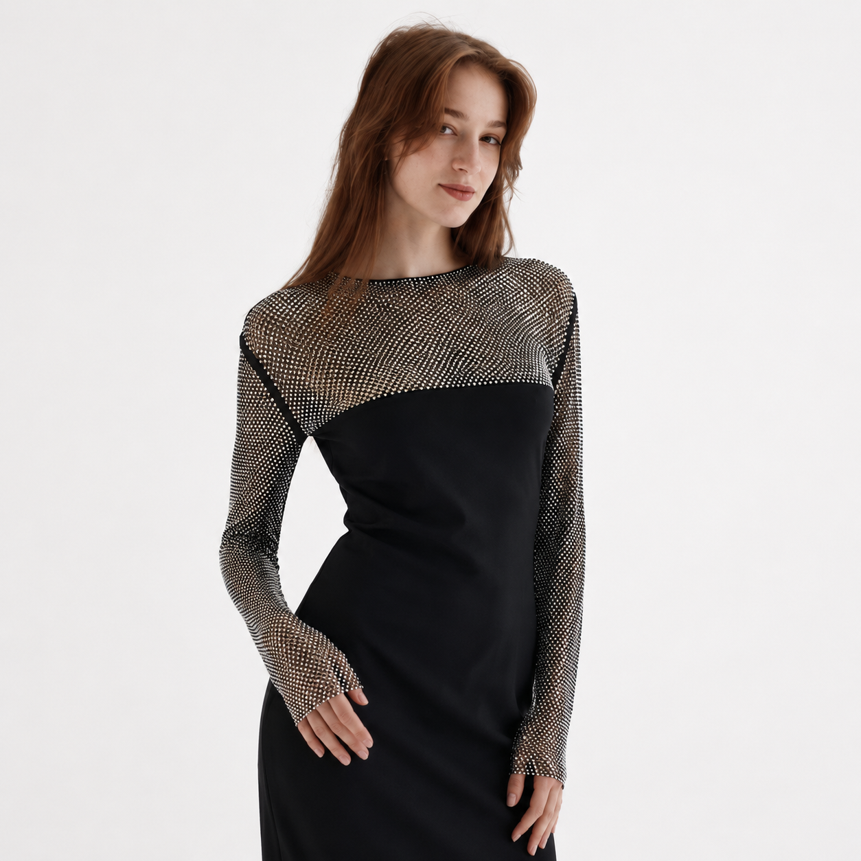 silver and black