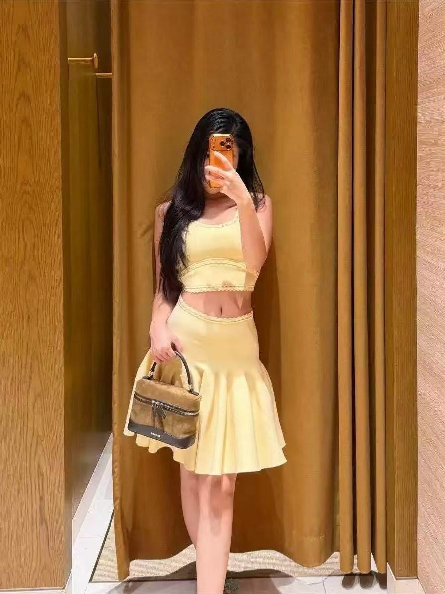 Two-Piece Skirt and Top Set