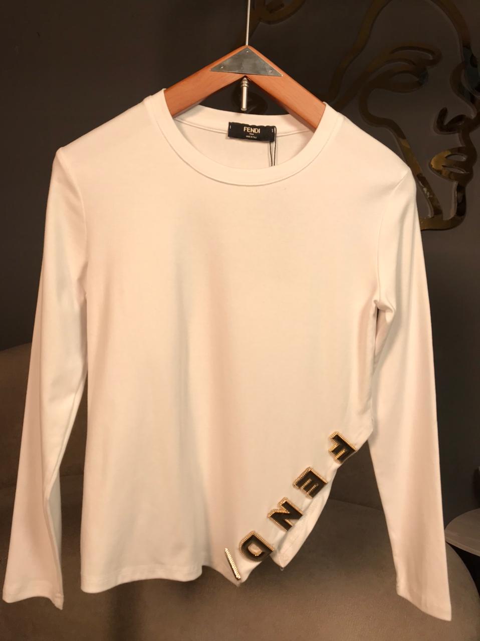 Long-Sleeve Cotton T-Shirt